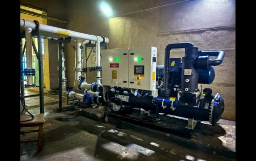 綠色升級(jí)！碩達(dá)智水為大連大開(kāi)污水處理有限公司打造高效水源熱泵系統(tǒng)